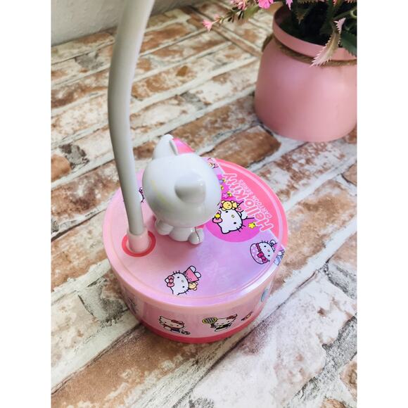 NEW Sanrio Hello Kitty Table Lamp Light push Button Portable Batteries 13in - Picture 6 of 9